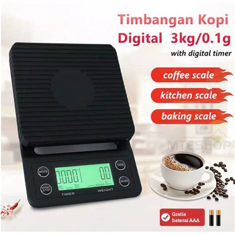 Jual Timbangan Dapur Digital Timbangan Kopi Digital 3Kg 0 1Gr 3kg