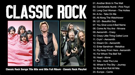 Canciones De Rock Clásico De Los 70 80 Y 90 Álbum Completo Lista De