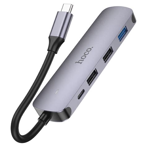 Hub USB Type C HOCO HB27 HDMI 1 X USB 3 0 2 X USB 2 0 1 X USB C