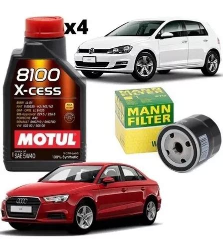 Kit Troca Leo Motul W Audi A Vw Golf Tsi