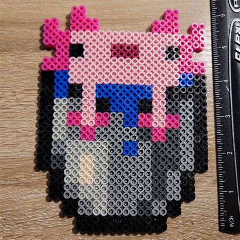 Minecraft Leucistic pink Axolotl Room Decor | Etsy