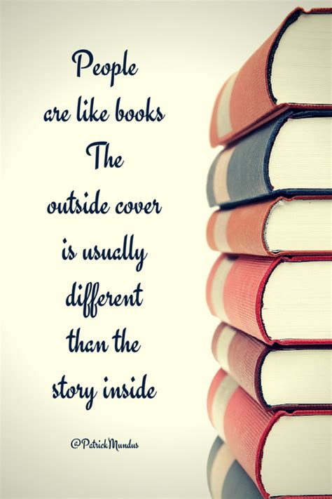 People Are Like Books The Outside Cover Is Usually Different Than The