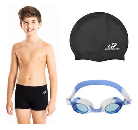 Kit Sunga Boxer Touca Culos Nata O Infantil Hammerhead