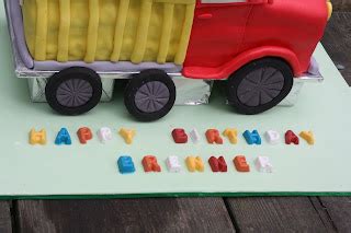 Homemade Creations Brenner S Dump Truck Birthday Cake