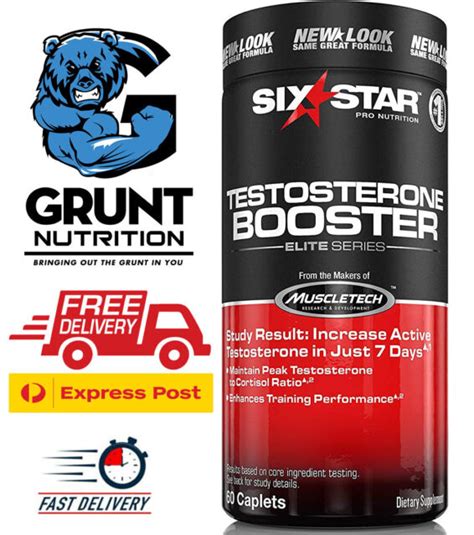 Six Star Elite Series Testosterone Booster 60 Caplets Dietary