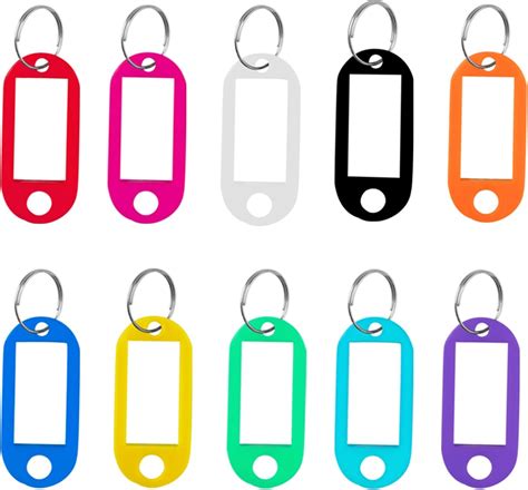 Pcs Porte Cl Etiquette Couleurs Porte Cl S En Plastique Porte