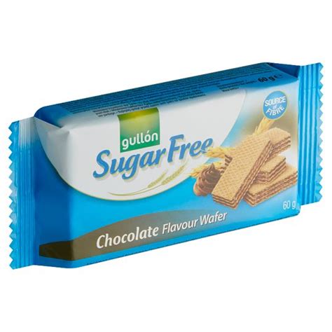 Gullón Chocolate Flavour Wafer With No Sugar 60 G Tesco Groceries