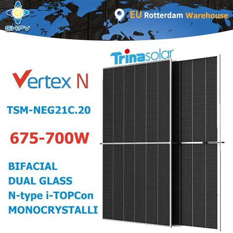 Trina Vertex N Tsm Neg21c 20 675W 680W 685W 690W 695W Mono Topcon