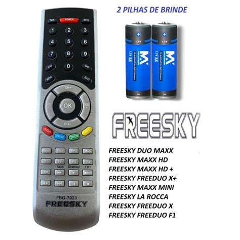 CONTROLE FREESKY DUO MAXX MAXX HD PRONTA ENTREGA Shopee Brasil