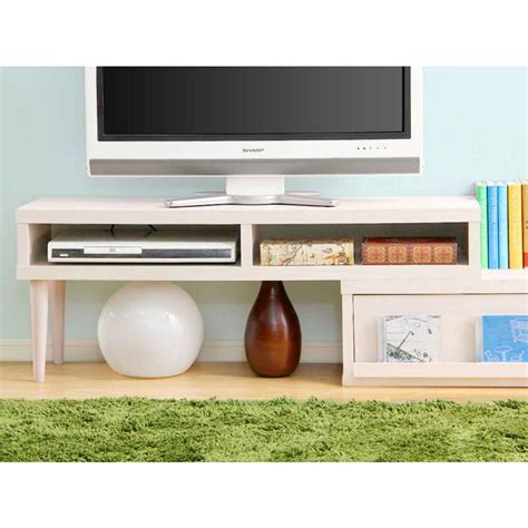 テレビ台 伸縮式 北欧風 引出しタイプ 完成品 幅105 196cm （ テレビラック Tv台 Tvボード 伸縮 伸縮テレビ台 コーナー