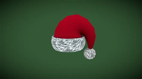 Santa Hat Download Free 3d Model By 3d Pauer 73e47e8 Sketchfab