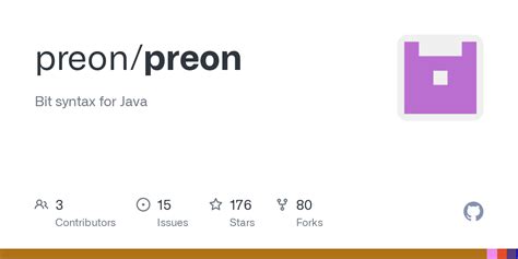GitHub - preon/preon: Bit syntax for Java