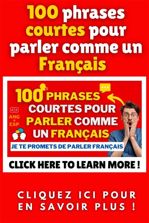 100 phrases courtes pour parler comme un Français Short French