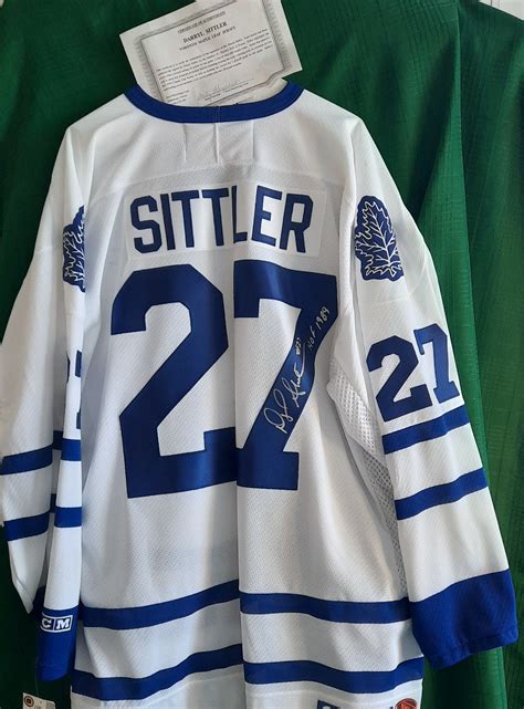 Toronto Maple Leafs Darryl Sittler Signed Jersey