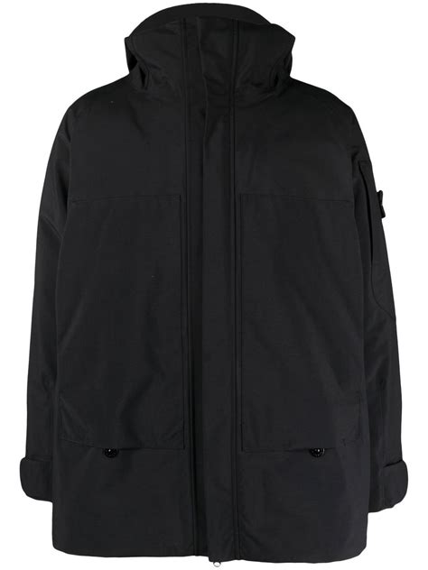 Stone Island Shadow Project Gewatteerde Jas Farfetch