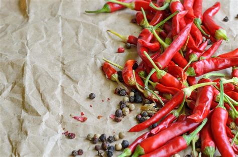 Premium Photo Hot Red Chili Pepper On Vintage Paper Wall