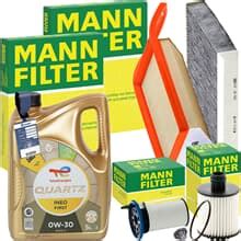 MANN INSPEKTIONSPAKET TOTAL 0W 30 MOTORÖL passend für FIAT 500 L X 1 3D