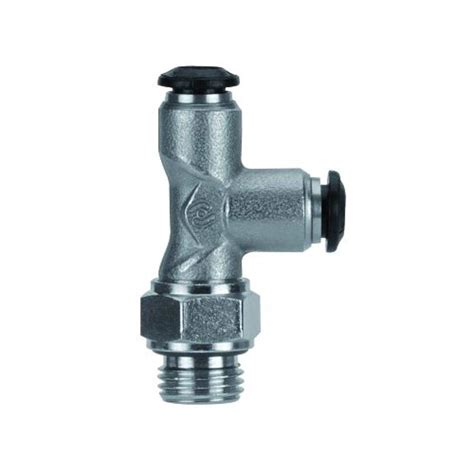 Aignep Usa N Push In Fittings Swivel Run Tee Nickel