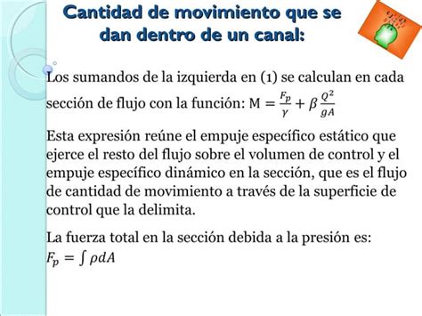 Energia Especifica Y Cantidad De Movimiento Ppt