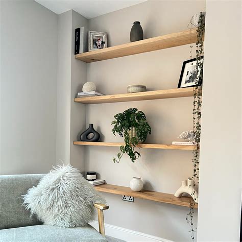 Solid Oak Alcove Shelf The Crafty Couple