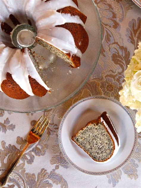 Lemon Poppy Seed Cake And Lemon Glaze Recipe By Tori Avey