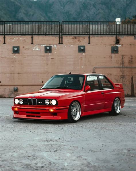 Bmw M3 E30 Red Car Ultimateklasse Style