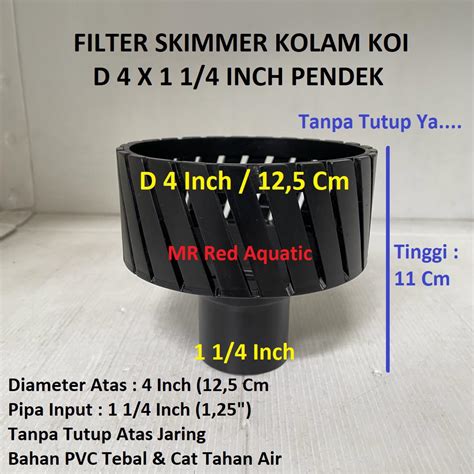 Jual Skimmer Kolam Koi D Pipa Inch Tanpa Tutup Jaring