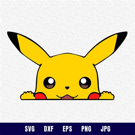 Pokemon Svg Cutfiles Pokemon Clipart Eps Png Files Etsy