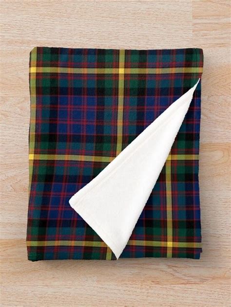 Clan Macsporran Tartan Throw Blanket By Plaidwerx Plaid Throw Blanket