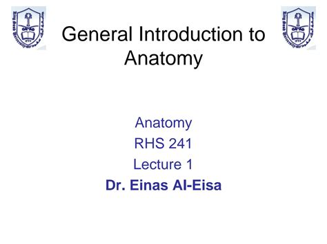 Solution General Introduction To Anatomy Studypool