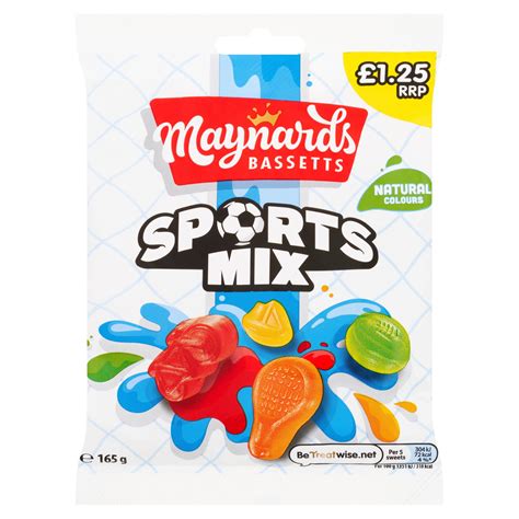 Maynards Bassetts Sports Mix Sweets Bag Pmp G Sharing Bags