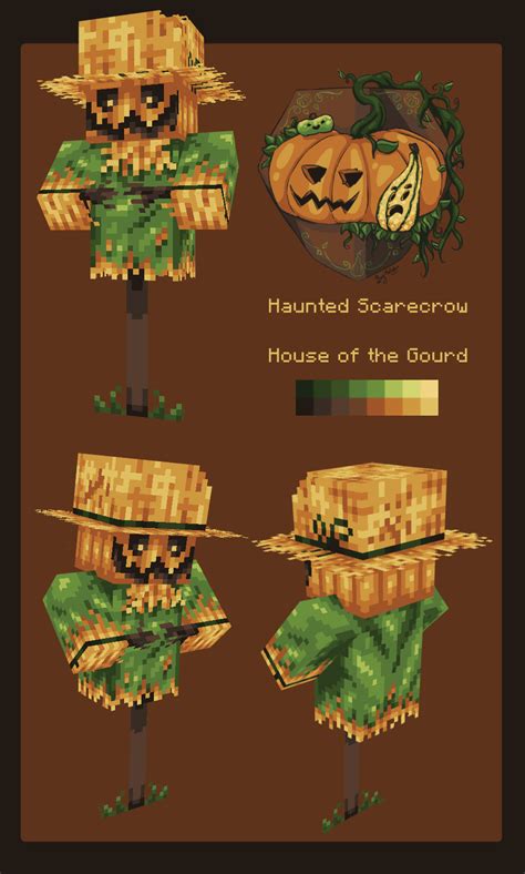 Haunted Scarecrow Houses Of Halloween Event Minecraft Mob Skin