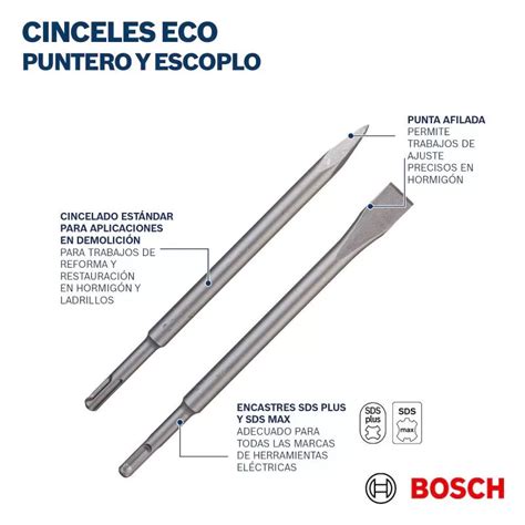 Cincel Plano Bosch Sds Max Mmpp X Mm