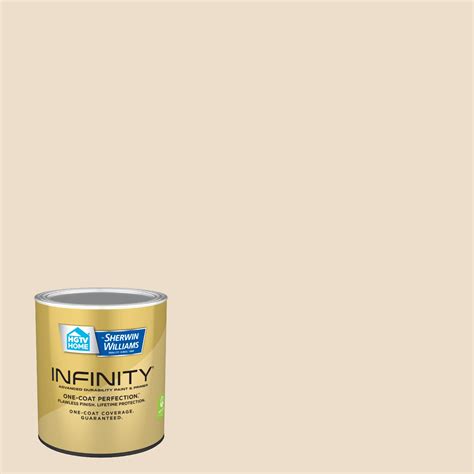 Hgtv Home By Sherwin Williams Ovation Plus Satin Intricate Ivory Hgsw4072 Latex Interior Paint