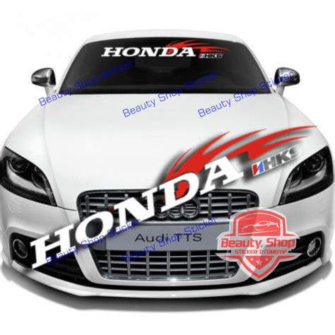 Sticker Stiker Mobil Honda Jazz Mobilio Crv Brio Kaca Cutting Stiker