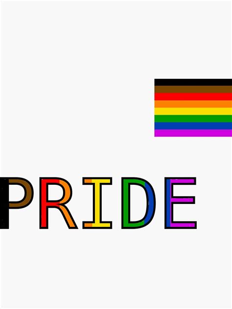 Poc Pride Flag Design Sticker By Ellory Rose Redbubble