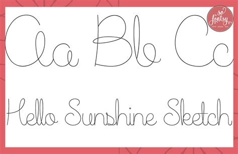 Single Line Sketch Fonts For Cricut Silhouette That We Can T Live