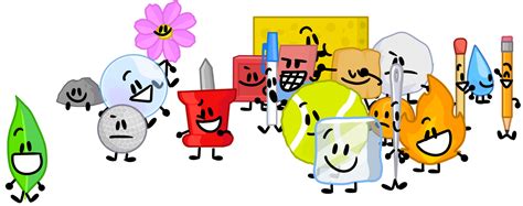 Bfdi entire cast by imgloka on DeviantArt