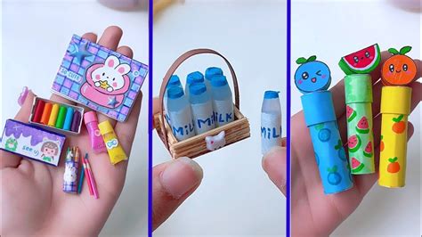 Paper Craft Easy Craft Ideas Miniature Craft How To Make Diy School