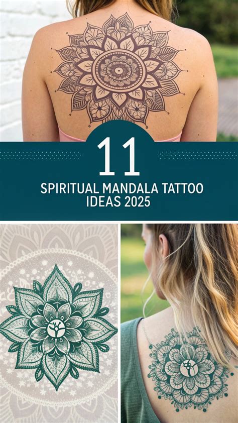 spiritual mandala tattoo ideas   meditation   peace
