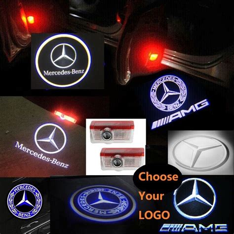 Mercedes Benz Led Door Lights Courtesy Logo Ghost Shadow Laser Projector Amg 24 La Paz County