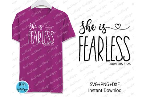 She Is Fearless Svg Graphic By Tori Designs · Creative Fabrica