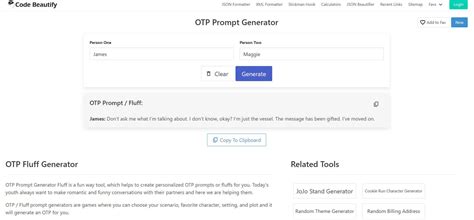 Otp Prompt Generator Chatgpt Prompts Explore 10000 Ai Tools