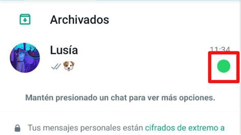 Qu Es El Punto Verde De Whatsapp Y Por Qu Aparece En Algunos Chats