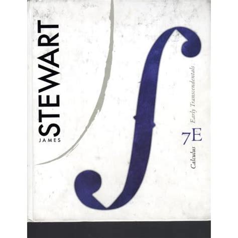 Calculus Early Transcendentals Book Only 7th Edition By James Stewart