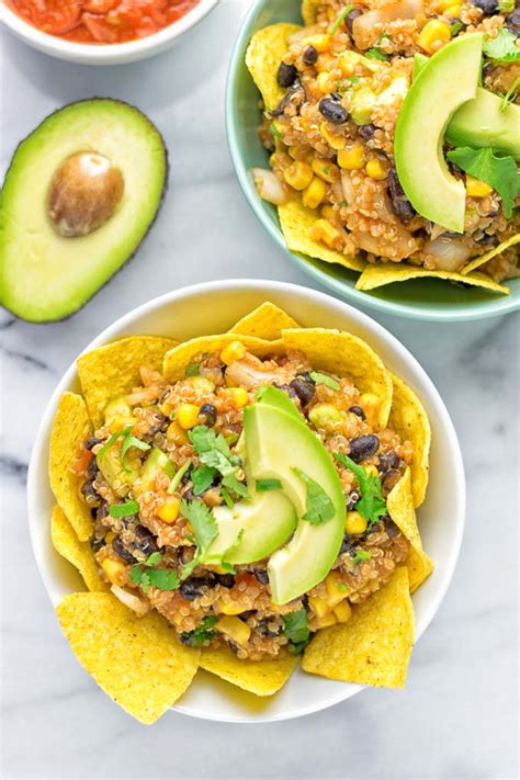 Southwest Quinoa Taco Salad Contentedness Cooking