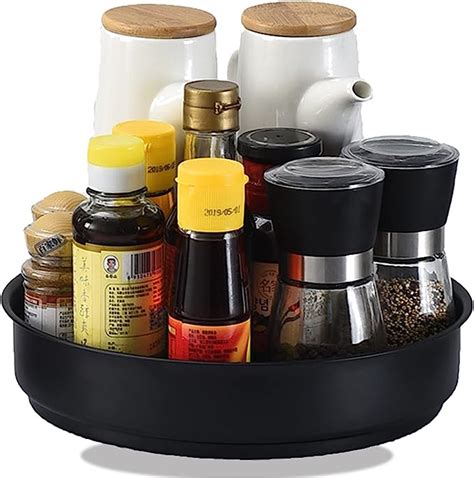 Pigpigfly Drehorganizer K Che Drehscheibe Spice Rack Organizer F R