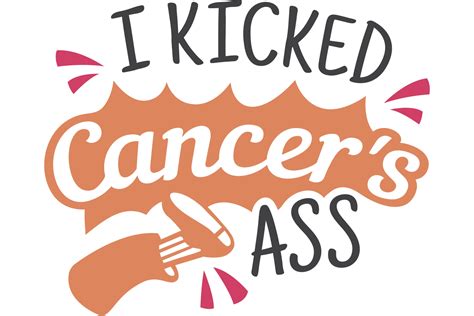 I Kicked Cancer S Ass Graphic By CraftBundles Creative Fabrica