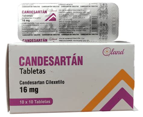 MEDICINA CANDESARTAN 16MG X 10 TAB BLISTER LAND Sihay