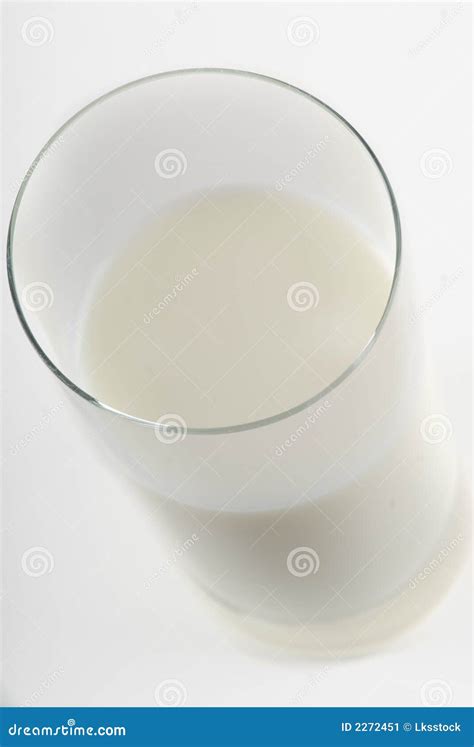 Glass Of Milk On White Stock Image Image Of Food Healthy 2272451